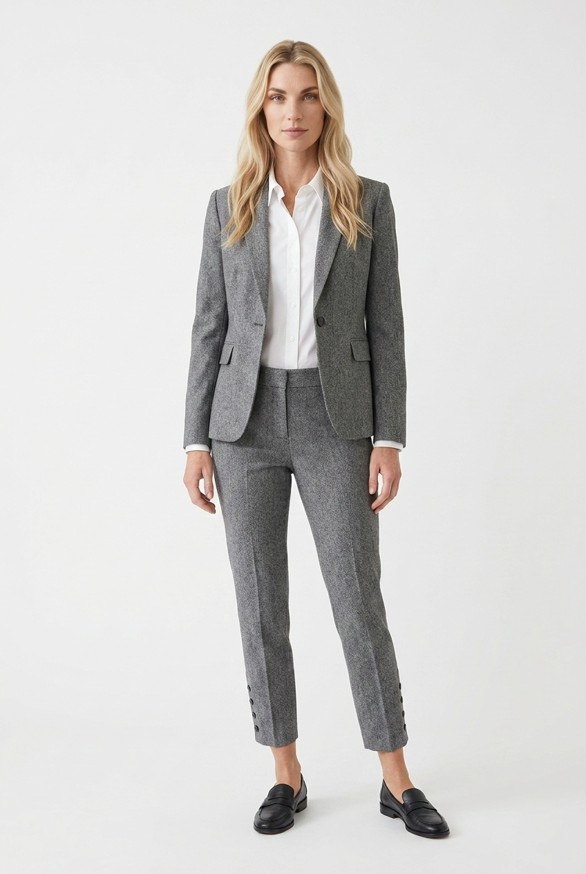 Casual habitbukser med moderne touch