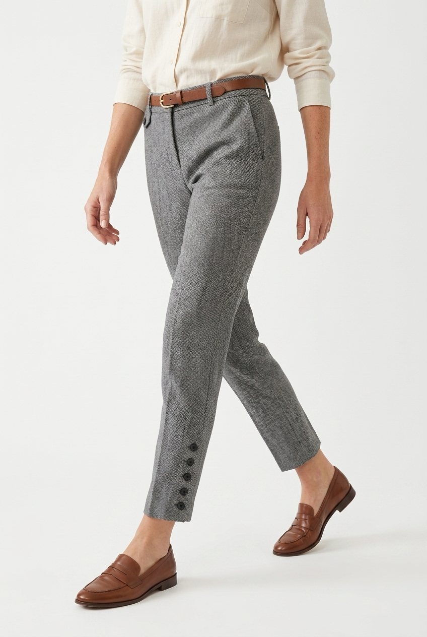 Casual habitbukser med moderne touch