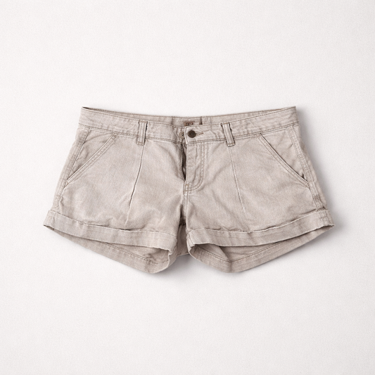 Ultra korte shorts med fint opslag