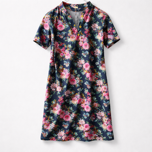 Unikumdesign med fint blomstermønster